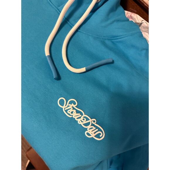 Snowday "Thanks Fam" Hoodie - Blue - NWT - size XXL - Picture 3 of 4